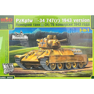 3580 Макет 1/35 Немецкий танк 34/76, конверсия 1943 года