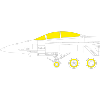 JX282 Eduard 1/32 Окрасочная маска для F/ A-18F