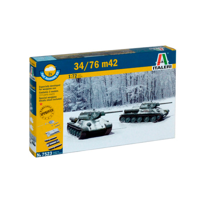 7523 Italeri 1/72  Советский танк тип 34/76 мод. 42