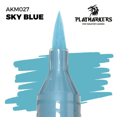 AKM027 AK Interactive Акриловый маркер PLAYMARKER - Небесно-голубой / SKY BLUE – PLAYMARKER