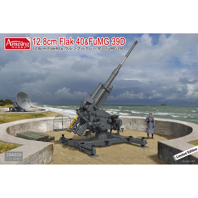 35A020 Amusing Hobby 1/35 12.8cm Flak 40 and FuMG 39D