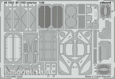 481022 Eduard 1/48 Bf 110D exterior