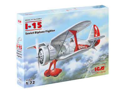 72062 ICM 1/72 Советский истребитель-биплан И-15