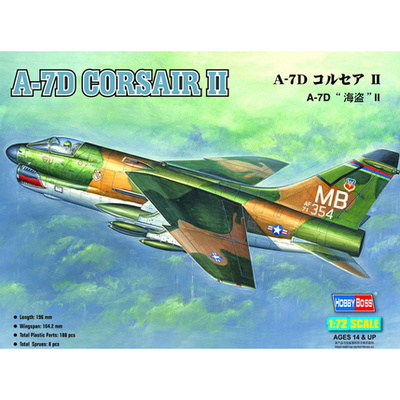 87203 HobbyBoss 1/72 Американский военный самолёт A-7D Corsair II