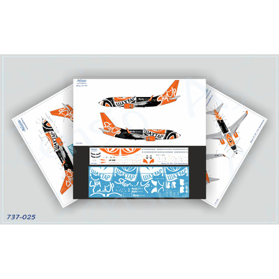 737-025 Ascensio 1/144 Декаль для 737-700 