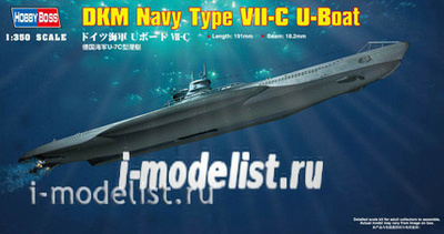 83505 Hobby Boss 1/350 DKM Navy Type VII-C U-Boat
