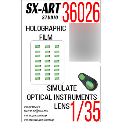 36026 SX-Art 1/35 Имитация смотровых приборов Бронетранспортер восьмидесятый А (Трубач)
