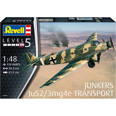 03918 Revell 1/48 Самолет Junkers Ju52/3mg4e Transport