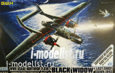 S4802 Great Wall 1/48 Northrop P-61A Black Widow Last Shoot Down 1945