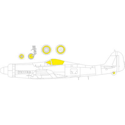 EX800 Eduard 1/48 Paint Mask for Fw 190D-11/13 TFace