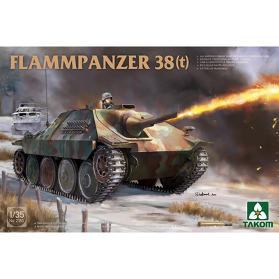 2180 Takom 1/35 САУ Flammpanzer 38(t)