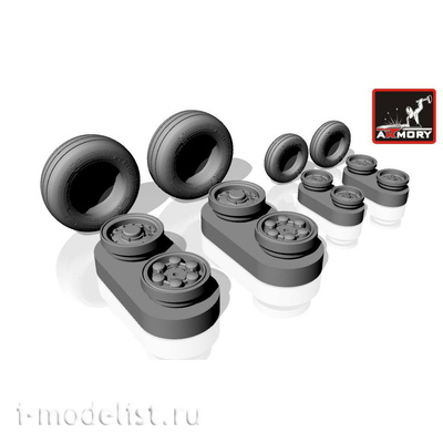 AW48501a Armory 1/48 Колеса на Panavia Tornado с шинами тип А