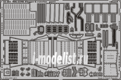 32281 Eduard 1/32 Фототравление для MiGG-23ML Flogger G exterior