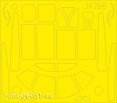 JX256 Eduard 1/32 Маска для A-26B Invader