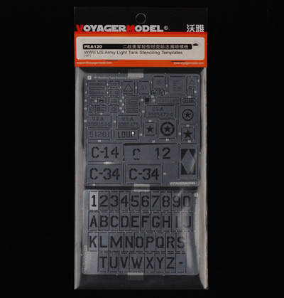PEA120 Voyager Model 1/35 Шаблоны для легких танков армии США времен Второй мировой войны