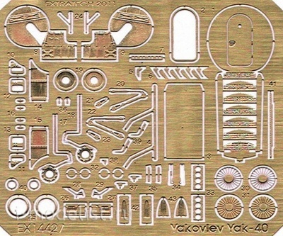 EX14427 Extratech 1/144 Фототравление для Я-40 (AZ MODEL)