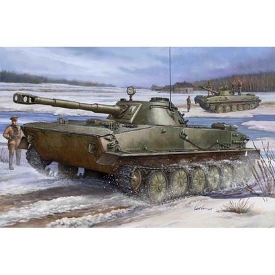 00380 Трубач 1/35 Легкий танк-амфибия ПТ-76