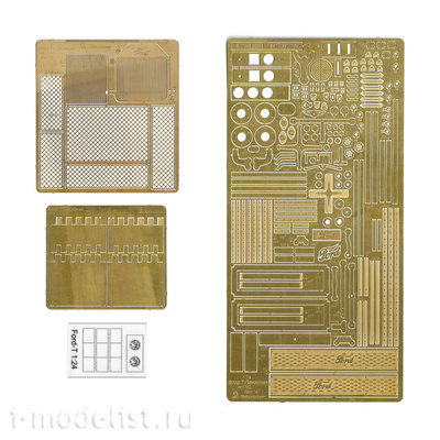 024202 Microdesign 1/24 Set photo etching for Ford T fire truck from ICM (1:24) without casting