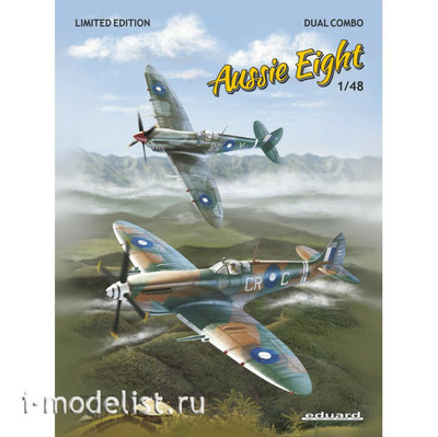 1188 Eduard 1/48 Сборная модель Aussie Eight / Spitfire Mk.VIII v Australii  Dual Combo (две модели в наборе)