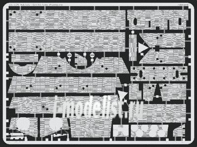 Eduard 35379 1/35 photo etched parts for Zimmerit Elefant/ Ferdinand