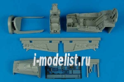 2106 Aires 1/32 Набор дополнений F-8J Crusader cockpit set