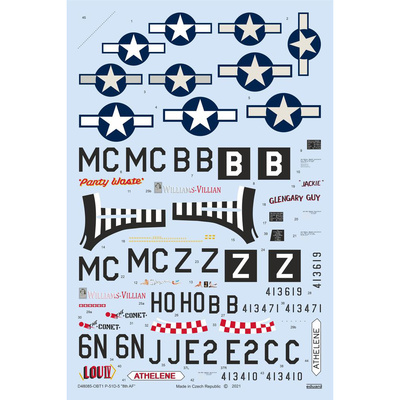 D48085 Eduard 1/48 Decal for P-51D-5 