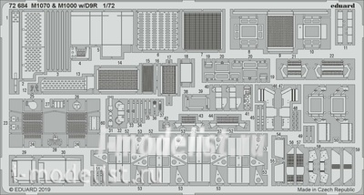 72684 Eduard 1/72 Фототравление M1070 & M1000 w/ D9R