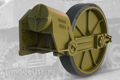 35011 Fury Models 1/35 Набор дополнений ленивец с шиной, для легкого танка США M5A1 (ПОЗДНИЙ) / M8 HMC (ПОЗДНИЙ)