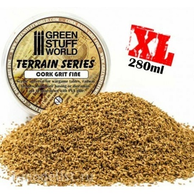 9079 Green Stuff World Мелкие зёрна 280 мл / Fine Basing Grit - 280 ml - XL