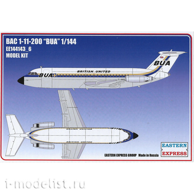 144143-6 Orient Express 1/144 Airliner BAC 1-11-200 BUA