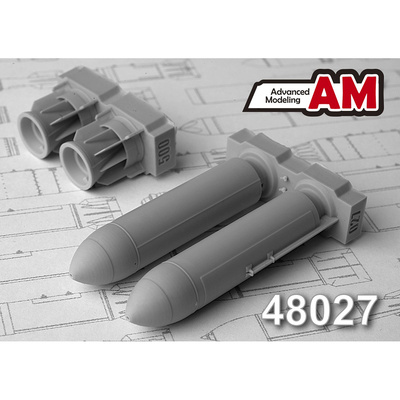 AMC48027 Advanced Modeling 1/48 РБК-500 АО-2,5 РТМ, разовая бомбовая кассета калибра 500 кг в снаряжении осколочными элементами