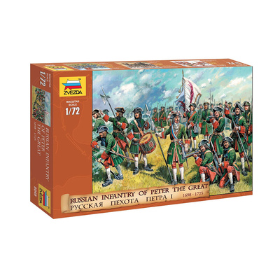 8049 Звезда 1/72 Русская пехота Петра I