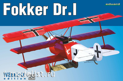 8487 Eduard 1/48 Немецкий самолёт Первой Мировой Fokker Dr.I 