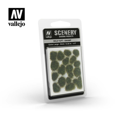 SC422 Vallejo Пучки травы болото 8 мм / Wild Tuft – Swamp 8 mm