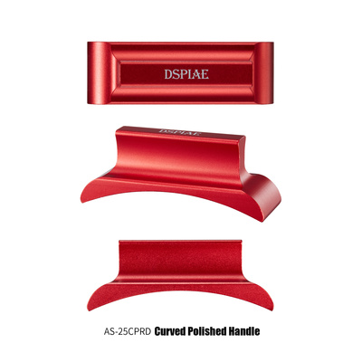 AS-25CPRD DSPIAE Curved Sanding Plate Holder (Red)