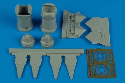 7248 Aires 1/72 Выхлопные сопла для истребителя F-22A Raptor