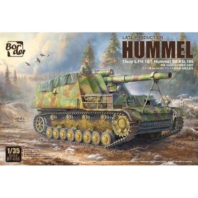 BT-035 Border Model 1/35 Немецкая САУ 15 см s.FH 18/1 Hummel Sd. Kfz. 165 (поздняя)