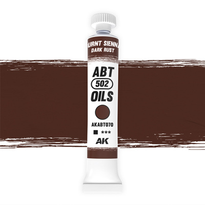 AKABT070 Abteilung 502 Масляная краска Жжёная сиена Тёмная ржавчина / Burnt Sienna Dark Rust
