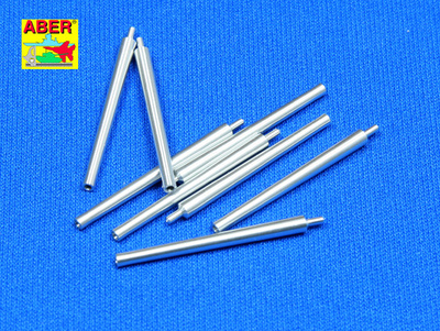 RE-350 L08 Aber 1/350 Set of 8 pcs 406 mm barrels for Japanese ships Mutsu and Nagato