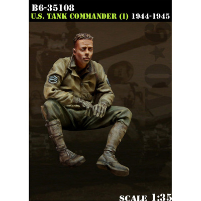 B6-35108 Bravo-6 1/35 Командир танка США (1) 1944-45 (Для конверсии в М4А3E8 Ярость от Fury Models, арт. 35060)