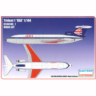 144140-1 Восточный экспресс 1/144 Авиалайнер HS 121 Trident 1 BEA										
