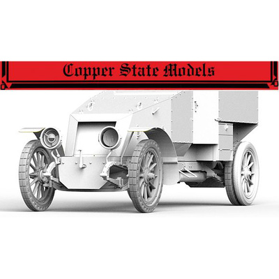 A35-022 Copper State Models 1/35 Колёса для французского бронеавтомобиля образца 1914 года
