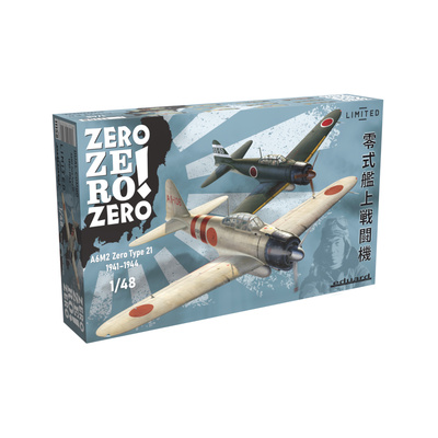 11158 Eduard 1/48 Fighter A6M2 Zero Model 21, ZERO ZERO ZERO! combo (2 in 1)