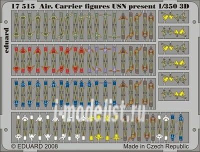 17515 Eduard 1/350 Фототравление для Air.Carrier figures USN present S.A.  1/350