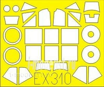 EX310 Eduard 1/48 Mask for the Bf 109F-2