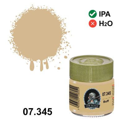 07.345 Jim Scale Alcohol paint Buff color, 10 ml.