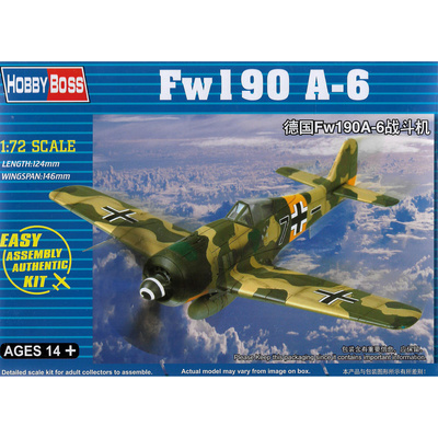 80245 HobbyBoss 1/72 Немецкий истребитель Fw190 A-6