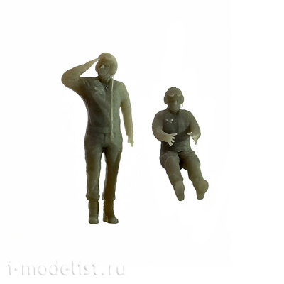 im72012 Imodelist 1/72 Фигуры танкистов, парадная форма (2 шт.)