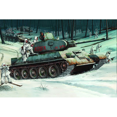 00905 Трубач 1/16 Советский средний танк тип 34/76 Mod. 1942 в набор входит фототравление