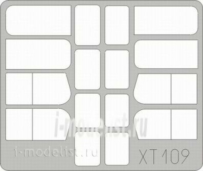 XT109 Eduard 1/35 Маска для M-151A2 Hard top